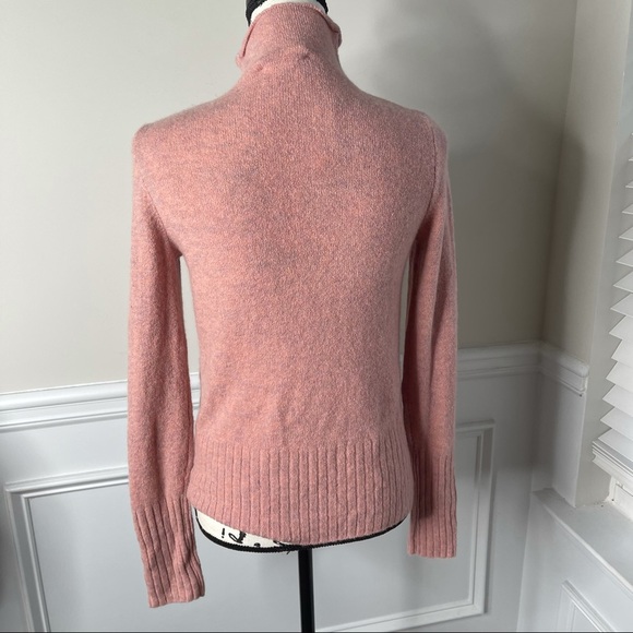 Madewell pink super soft turtleneck inland sweater - Picture 4 of 7